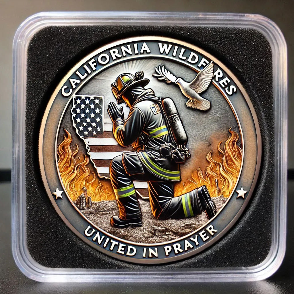 California Wildfire Prayer Coin