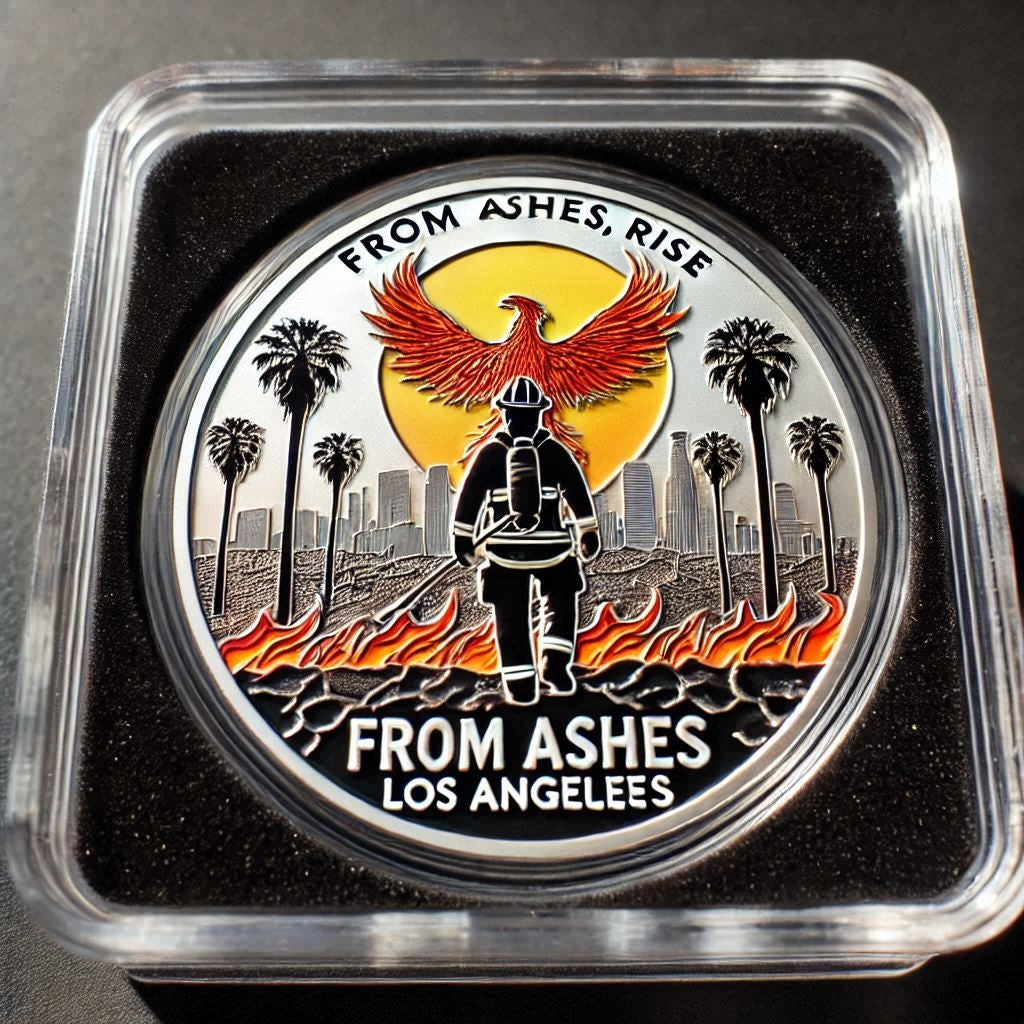 California Wildfire Prayer Coin